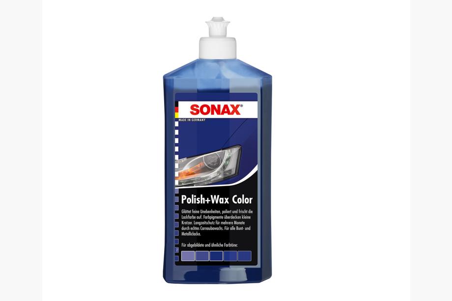 Sonax NanoPro farebná leštenka s voskom modrá 250 ml Image