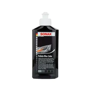 Sonax NanoPro farebná leštenka s voskom, čierna 250 ml fotografia 1