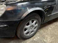 Mercedes S-class W220 1998–2005 Lemy na blatníky (4 ks, čierne, ABS plast) fotografia 1