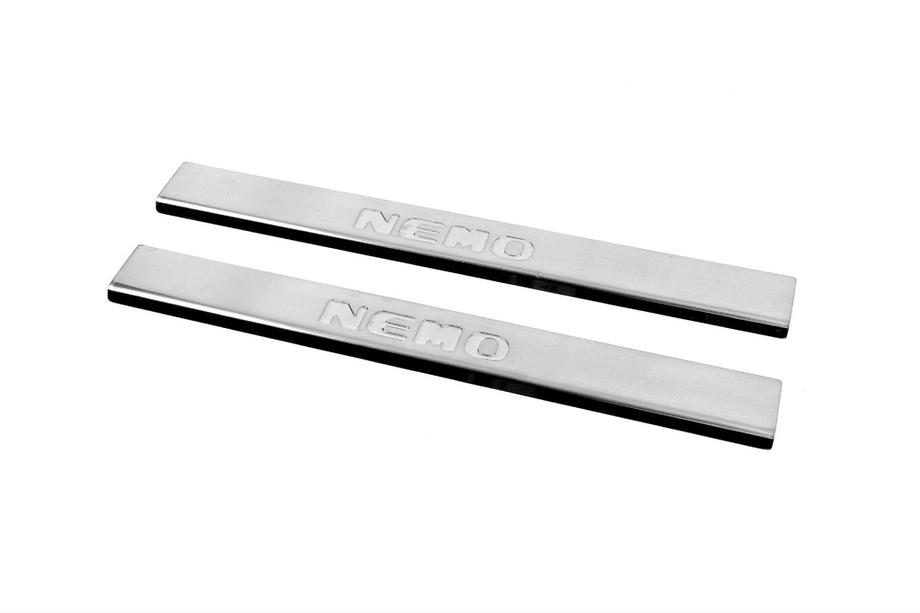 Citroen Nemo 2007–2017 Carmos V2 kryty prahov (2 ks, nerez) Image