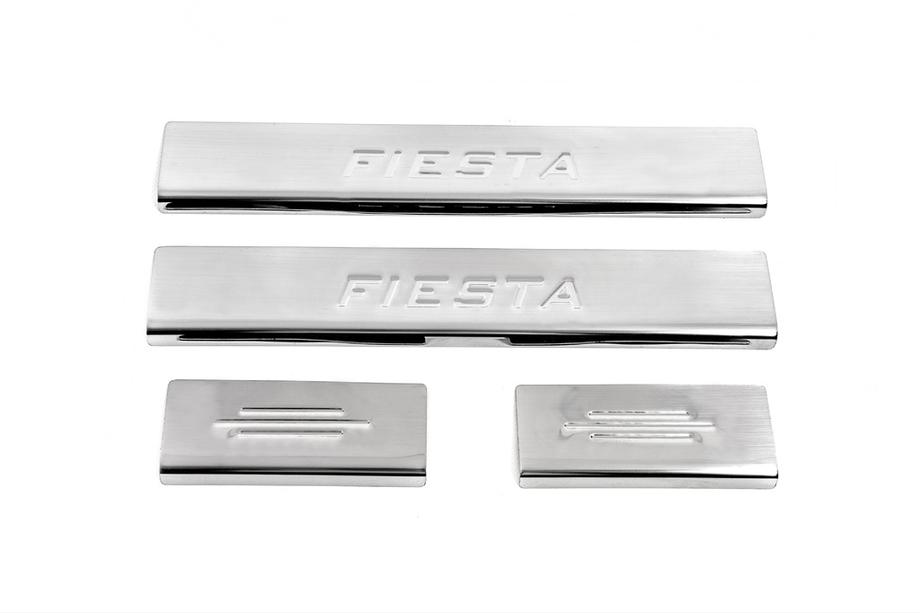 Ford Fiesta 2002–2008 Carmos V2 prahové lišty (4 ks, nerez) Image
