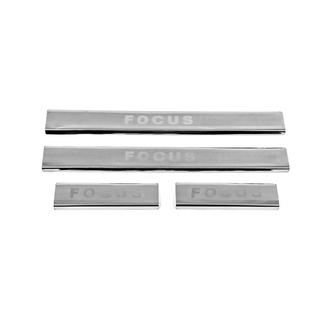 Carmos V2 prahové lišty (4 ks, nerez) Ford Focus I 1998–2005 fotografia 3