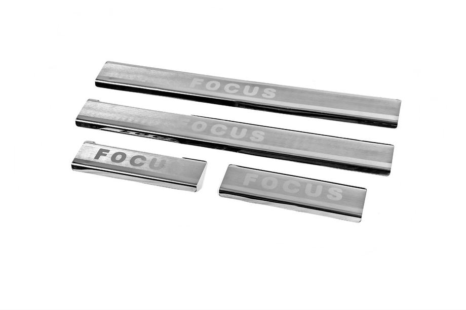 Ford Focus I 1998–2005 Carmos V2 prahové lišty (4 ks, nerez) Image