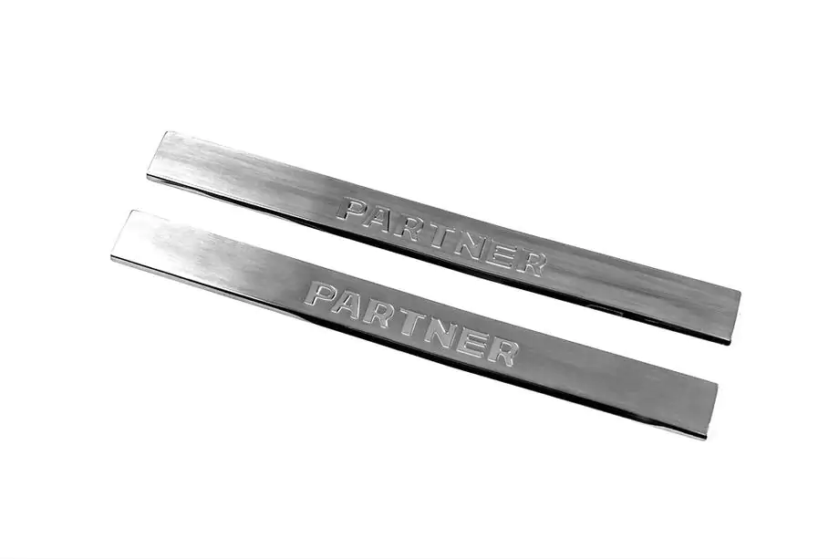 Peugeot Partner 1996–2008 Kryty prahov V2 (Carmos, 2 ks, oceľ) Image