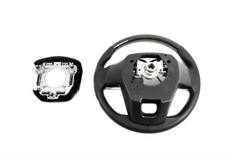 Toyota Land Cruiser 200 2007–2021 Volant s airbagom – dizajn 2025 (pravý karbón) Fotografia 5