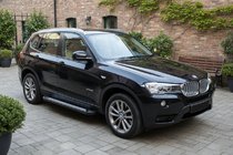 BMW X3 F25 2011–2018 Bočné nášľapy Vision New Black (2 ks, hliník) fotografia 1