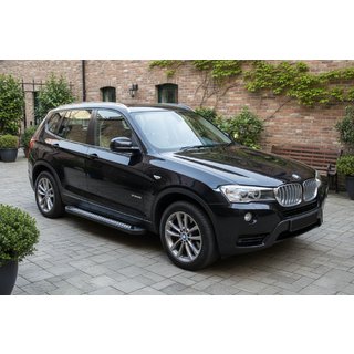 Bočné nášľapy Vision New Black (2 ks, hliník) BMW X3 F25 2011–2018 fotografia 1