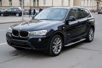 BMW X3 F25 2011–2018 Bočné nášľapy Tayga V2 (2 ks, hliník) fotografia 1