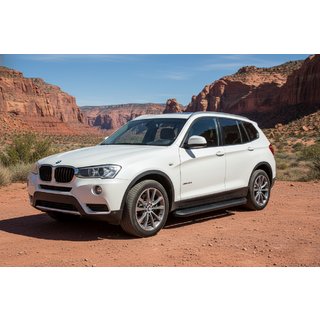 Bočné prahy Tayga Black (2 ks, hliník) BMW X3 F25 2011–2018 fotografia 1