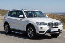 BMW X3 F25 2011–2018 Bočné nášľapy Sunrise (2 ks, hliník) fotografia 1