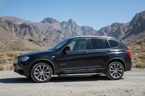 BMW X3 F25 2011–2018 Bočné prahy Line (2 ks, hliník) fotografia 1