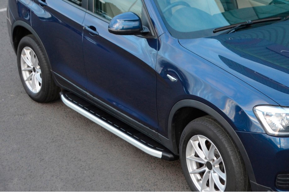 BMW X3 F25 2011–2018 Bočné nášľapy Fullmond (2 ks, hliník) Image