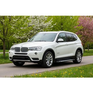 Bočné nášľapy Allmond Grey (2 ks, hliník) BMW X3 F25 2011–2018 fotografia 1