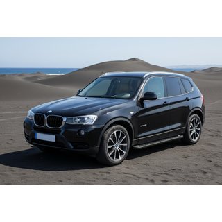 Bočné nášľapy Allmond Black (2 ks, hliník) BMW X3 F25 2011–2018 fotografia 1
