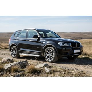 Mevsim Grey bočné nášľapy (2 ks, hliník) BMW X3 F25 2011–2018 fotografia 1