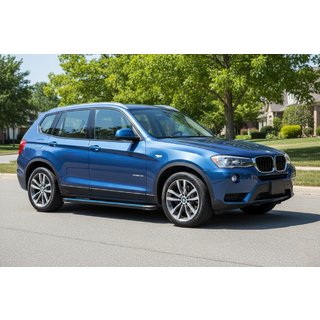 Bočné nášľapy Maya Blue (2 ks, hliník) BMW X3 F25 2011–2018 fotografia 1