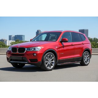 Bočné nášľapy Maya Red (2 ks., hliník) BMW X3 F25 2011–2018 fotografia 1