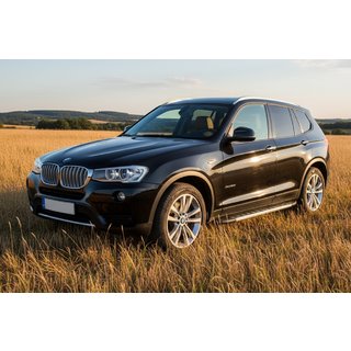 Bočné nášľapy Duru (2 ks, hliník) BMW X3 F25 2011–2018 fotografia 1