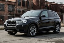 BMW X3 F25 2011–2018 Bočné nášľapy Bosphore Black (2 ks, hliník) fotografia 1