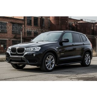Bočné nášľapy Bosphore Black (2 ks, hliník) BMW X3 F25 2011–2018 fotografia 1