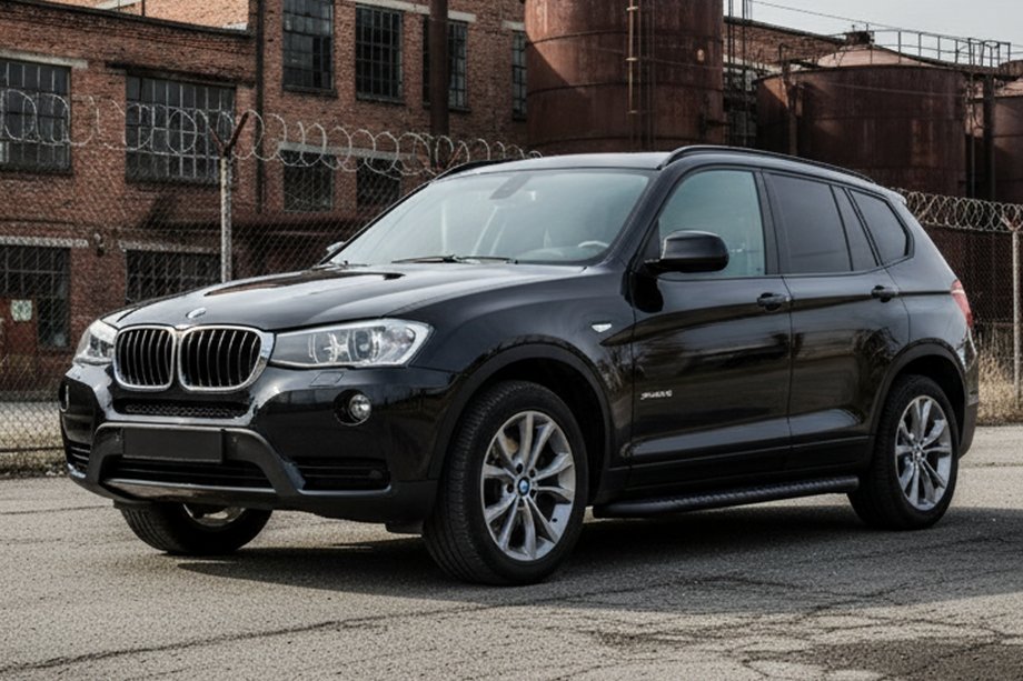 BMW X3 F25 2011–2018 Bočné nášľapy Bosphore Black (2 ks, hliník) Image
