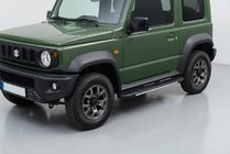 Suzuki Jimny 2018– Bočné prahy Bosphore Grey (2 ks, hliník) fotografia 1