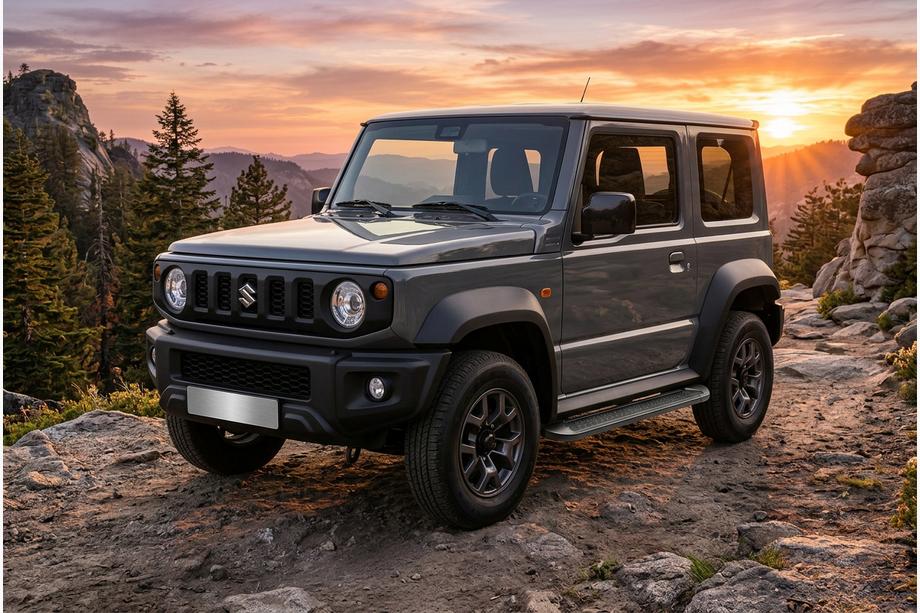 Suzuki Jimny 2018– Bočné nášľapy Allmond Black (2 ks, hliník) Image
