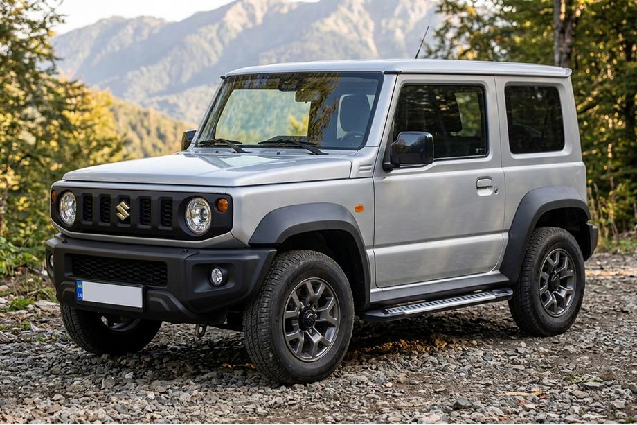 Suzuki Jimny 2018– Bočné prahy Line (2 ks, hliník) Image