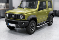 Suzuki Jimny 2018– Bočné prahy Tayga Grey (2 ks, hliník) fotografia 1