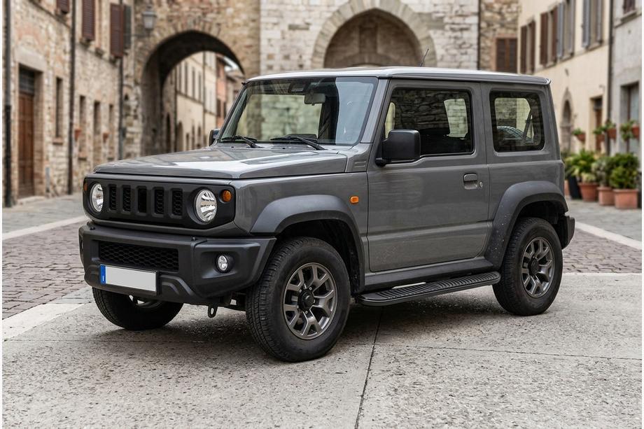 Suzuki Jimny 2018– Bočné prahy Tayga Black (2 ks, hliník) Image
