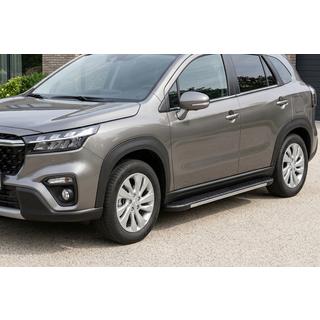 Bočné prahy Bosphore Grey (2 ks, hliník) Suzuki SX4 S-Cross 2021– fotografia 1