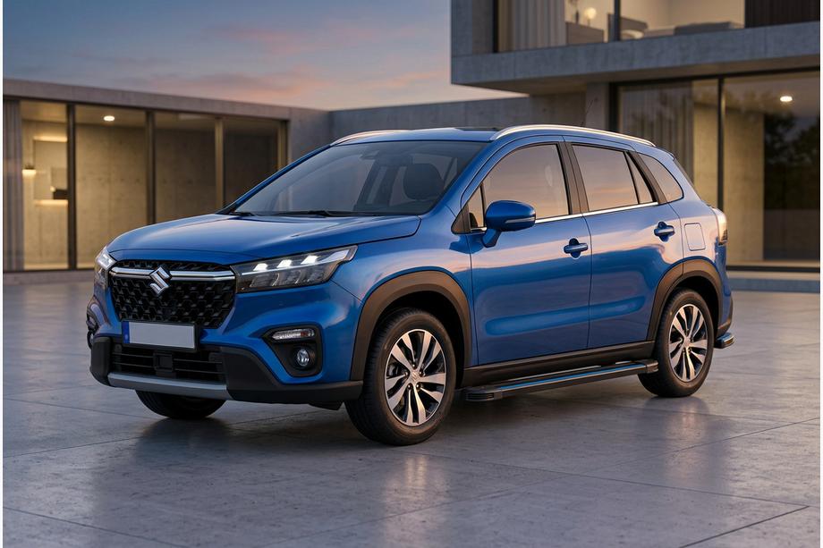 Suzuki SX4 S-Cross 2021– Bočné nášľapy Maya Blue (2 ks, hliník) Fotografia 1