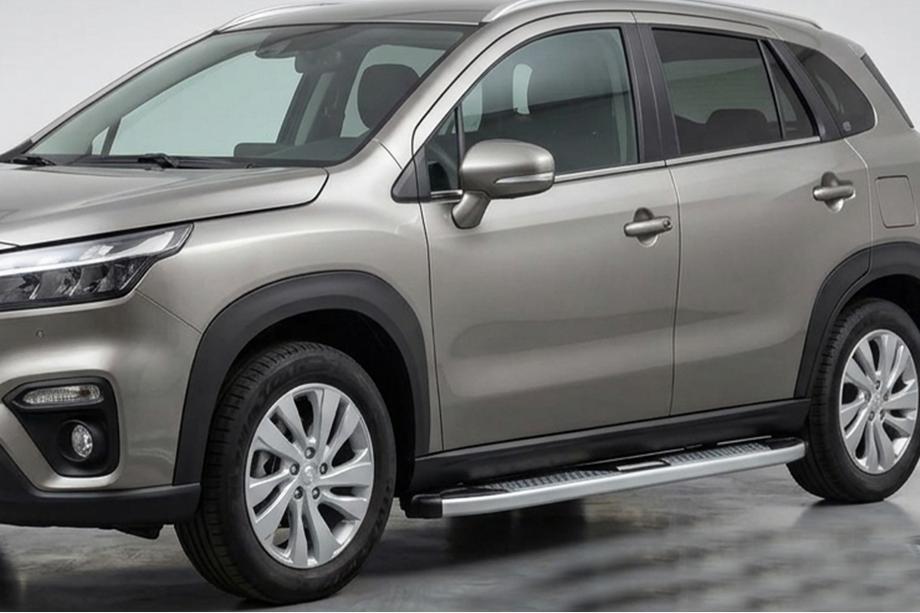 Suzuki SX4 S-Cross 2021– Mevsim Grey bočné nášľapy (2 ks, hliník) Image
