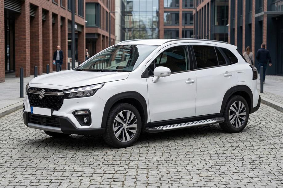 Suzuki SX4 S-Cross 2021– Bočné prahy Line (2 ks, hliník) Image
