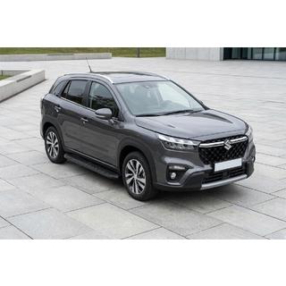 Bočné prahy Tayga Black (2 ks, hliník) Suzuki SX4 S-Cross 2021– fotografia 1