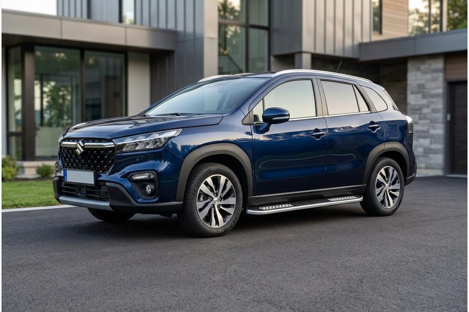 Suzuki SX4 S-Cross 2021– Bočné nášľapy Tayga V2 (2 ks, hliník) Image
