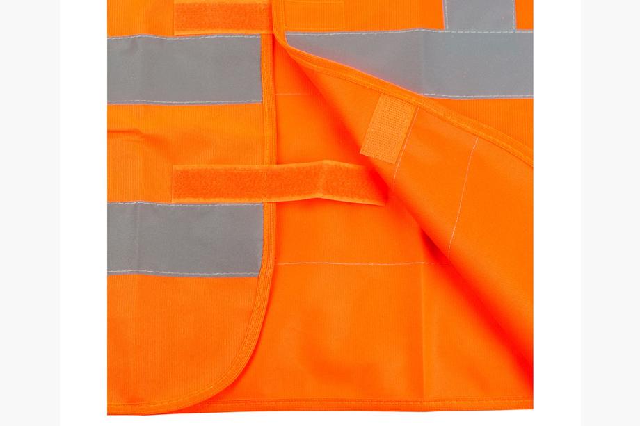 Výstražná vesta XL oranžová SH-028 SAPFIRE Fotografia 4