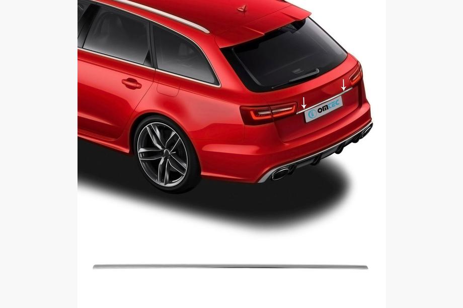 Audi A4 B7 2004–2008 Zadná lišta (nerez) Image