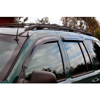 Deflektory okien (4 ks, HIC) Jeep Grand Cherokee WJ 1999–2004 fotografia 4