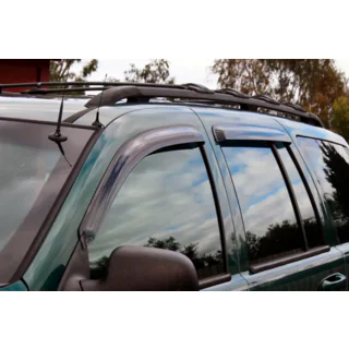 Deflektory okien (4 ks, HIC) Jeep Grand Cherokee WJ 1999–2004 fotografia 4