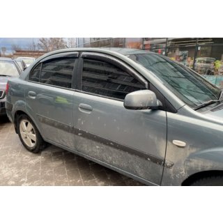 Deflektory okien SD (4 ks, HIC) Kia Rio 2005–2011 fotografia 1