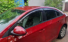 Chevrolet Cruze 2009–2015 Okenné deflektory SD (4 ks, Sunplex) fotografia 1