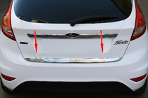 Ford Fiesta 2008–2017 Nerezová lišta hrany kufra Carmos - turecká oceľ fotografia 3