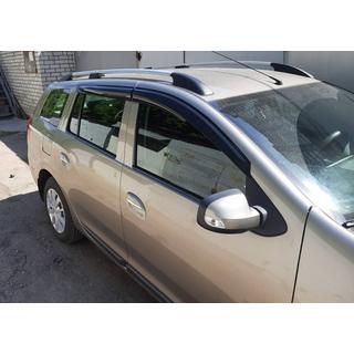 Ofuky okien (4 ks, Sunplex Sport) Renault Logan MCV 2013–2022 fotografia 4
