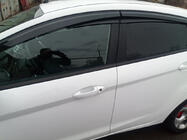 Ford Fiesta 2008–2017 Ofuky okien (4 ks, Sunplex Sport) fotografia 4