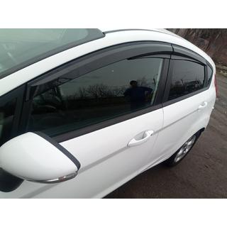 Ofuky okien (4 ks, Sunplex Sport) Ford Fiesta 2008–2017 fotografia 1