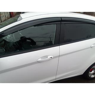 Ofuky okien (4 ks, Sunplex Sport) Ford Fiesta 2008–2017 fotografia 4