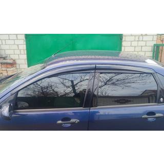 Deflektory okien SD (4 ks, Sunplex Sport) Ford Focus I 1998–2005 fotografia 1