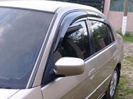 Honda Civic Sedan VII 2001–2006 Ofuky okien (4 ks, Sunplex Sport) fotografia 2