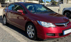 Honda Civic Sedan VIII 2006–2011 Ofuky okien (4 ks, Sunplex Sport) fotografia 4